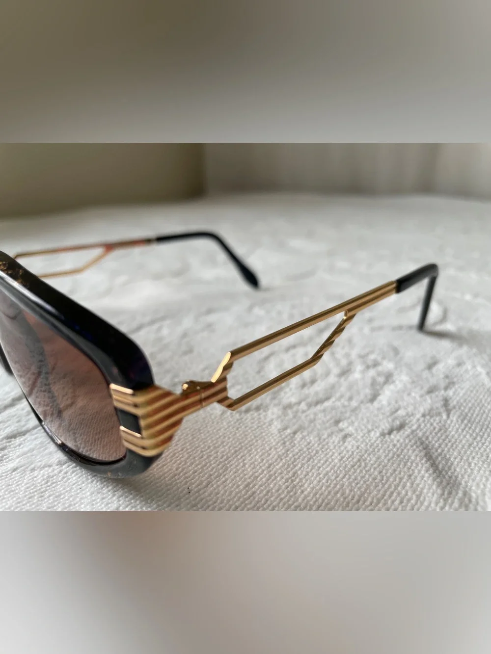 Alpina Genesis Project by Zucchelli brown gold flake pristine Frames 58-12-135